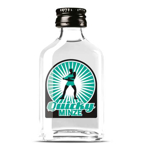 QUICKY MINZE 0,02 L Glas